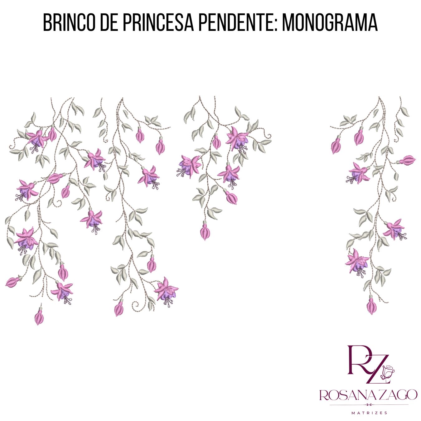 BRINCO DE PRINCESA PENDENTE: MONOGRAMA - Imagem 5
