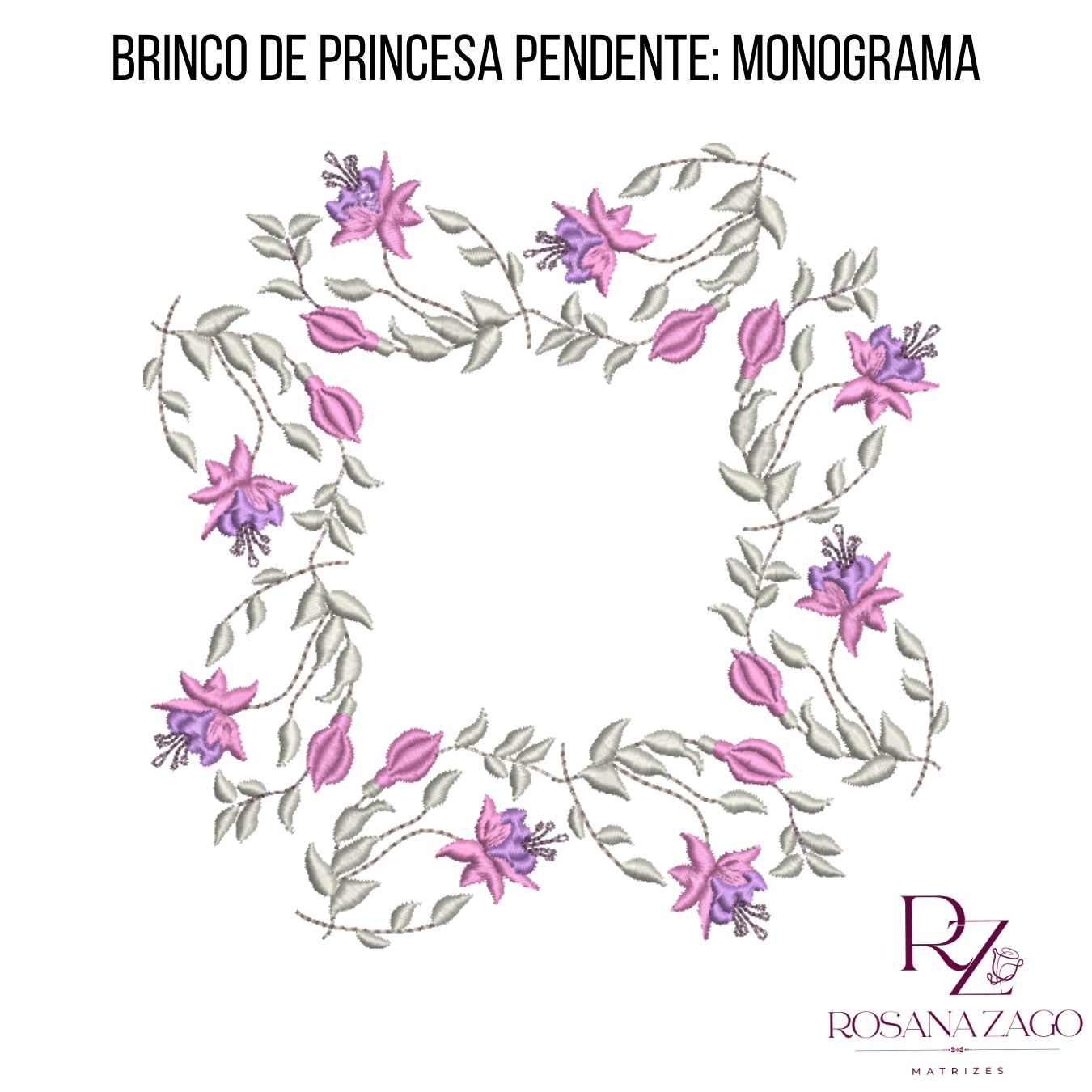 BRINCO DE PRINCESA PENDENTE: MONOGRAMA - Imagem 4