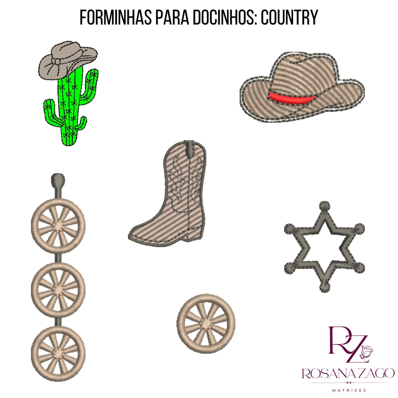 FORMINHAS PARA DOCINHOS: COUNTRY - Imagem 7