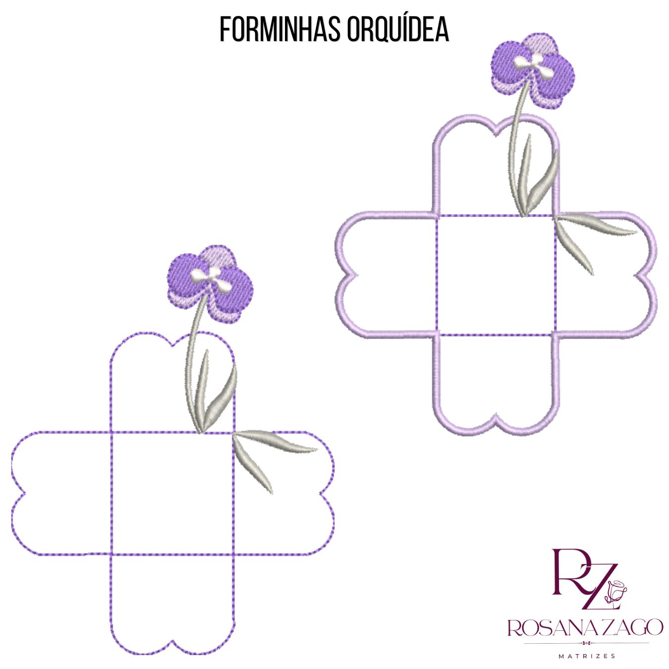 FORMINHAS ORQUÍDEAS - Imagem 3