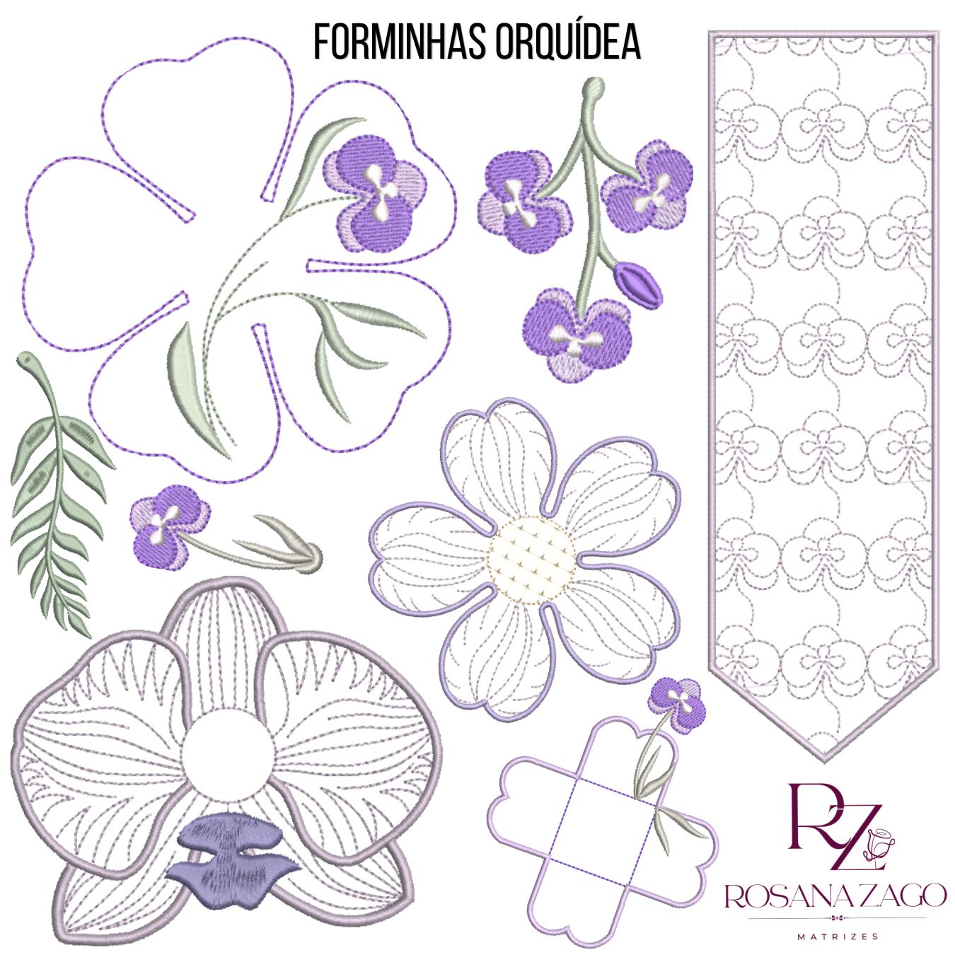 FORMINHAS ORQUÍDEAS - Imagem 5