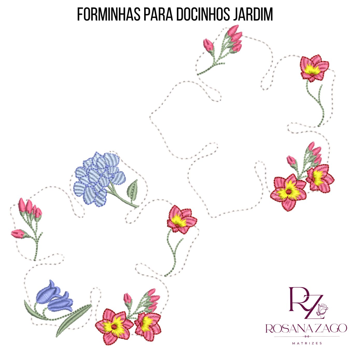 FORMINHAS PARA DOCINHOS FLORAIS - Imagem 2