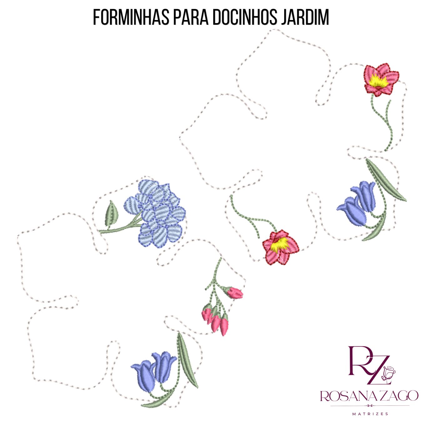 FORMINHAS PARA DOCINHOS FLORAIS - Imagem 4