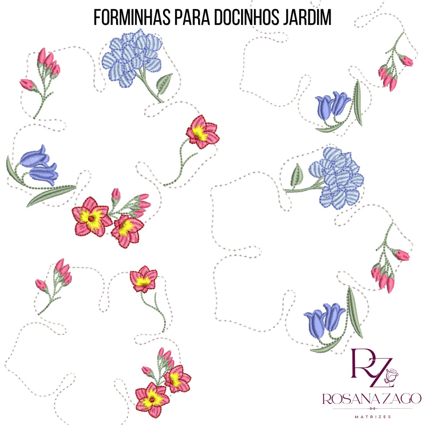 FORMINHAS PARA DOCINHOS FLORAIS - Imagem 6