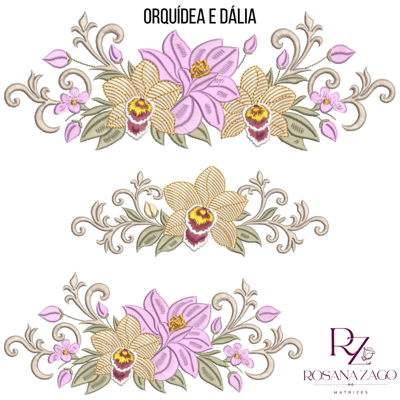 ORQUÍDEA E DÁLIA - Imagem 2